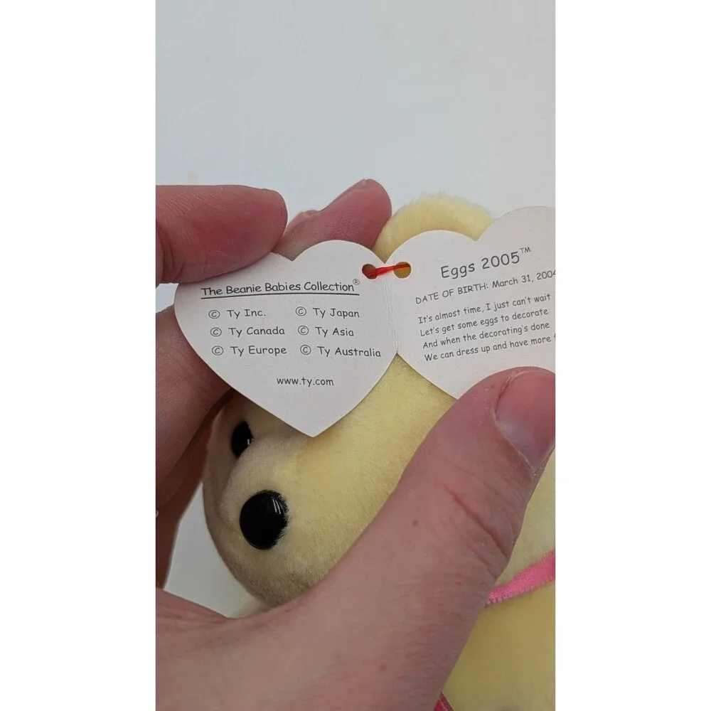 TY Beanie Baby - EGGS 2005 the Yellow Easter Bear